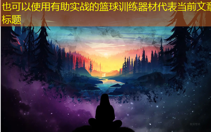 有助实战的篮球训练器材
